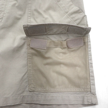 Columbia PFG Fishing Shorts Cargo Shorts Half Pants M Beige Cotton FM4011