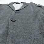 EMPORIO ARMANI シルキーニット テーラードジャケット M グレー イタリア製