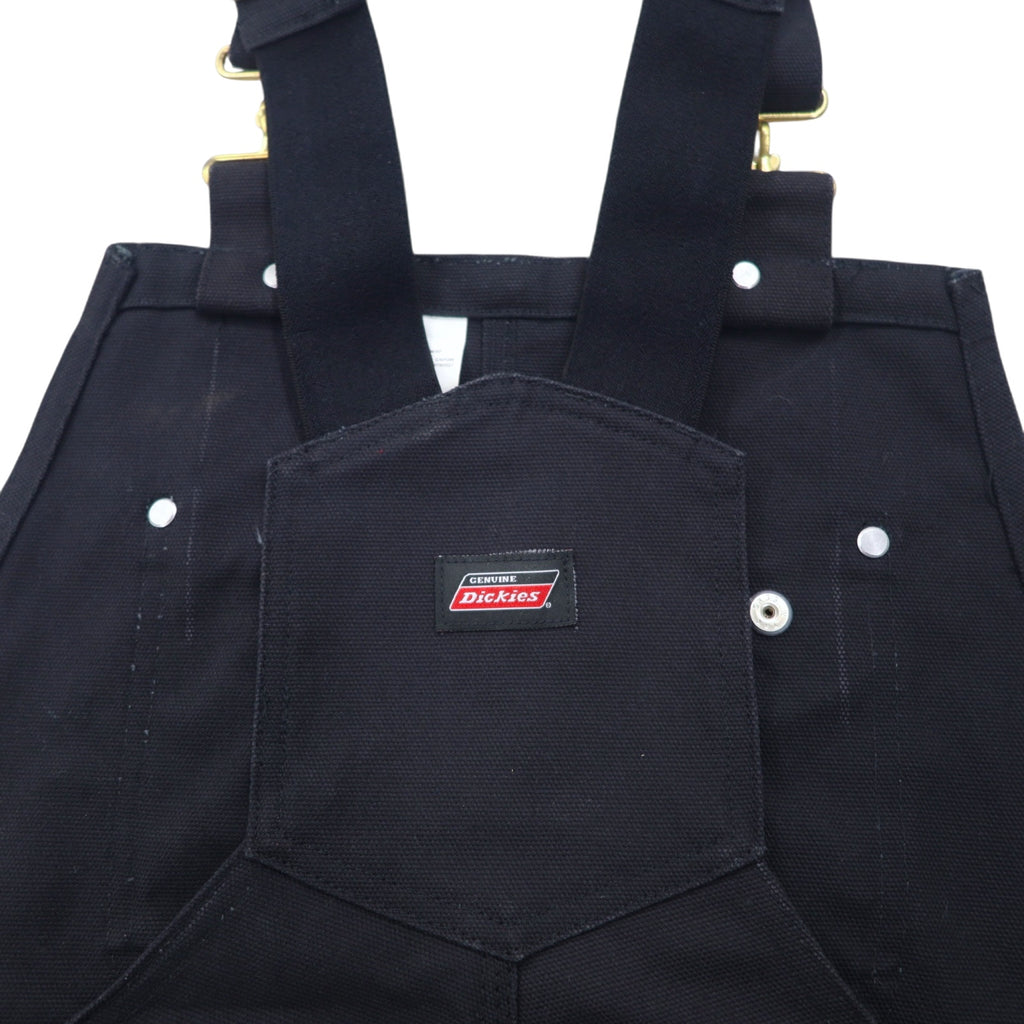 Dickies Duck Overalls Size 34 Black Cotton G6541BK