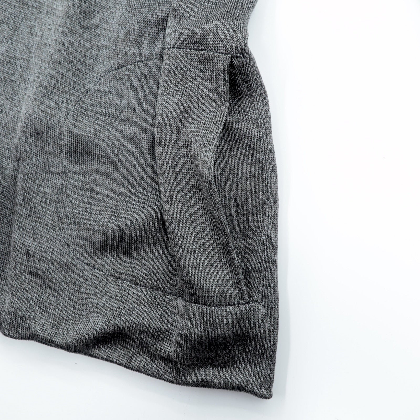 EMPORIO ARMANI シルキーニット テーラードジャケット M グレー イタリア製