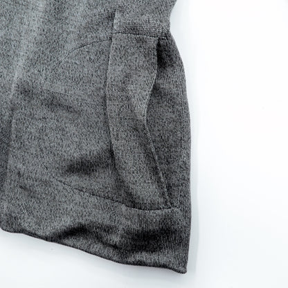 EMPORIO ARMANI シルキーニット テーラードジャケット M グレー イタリア製