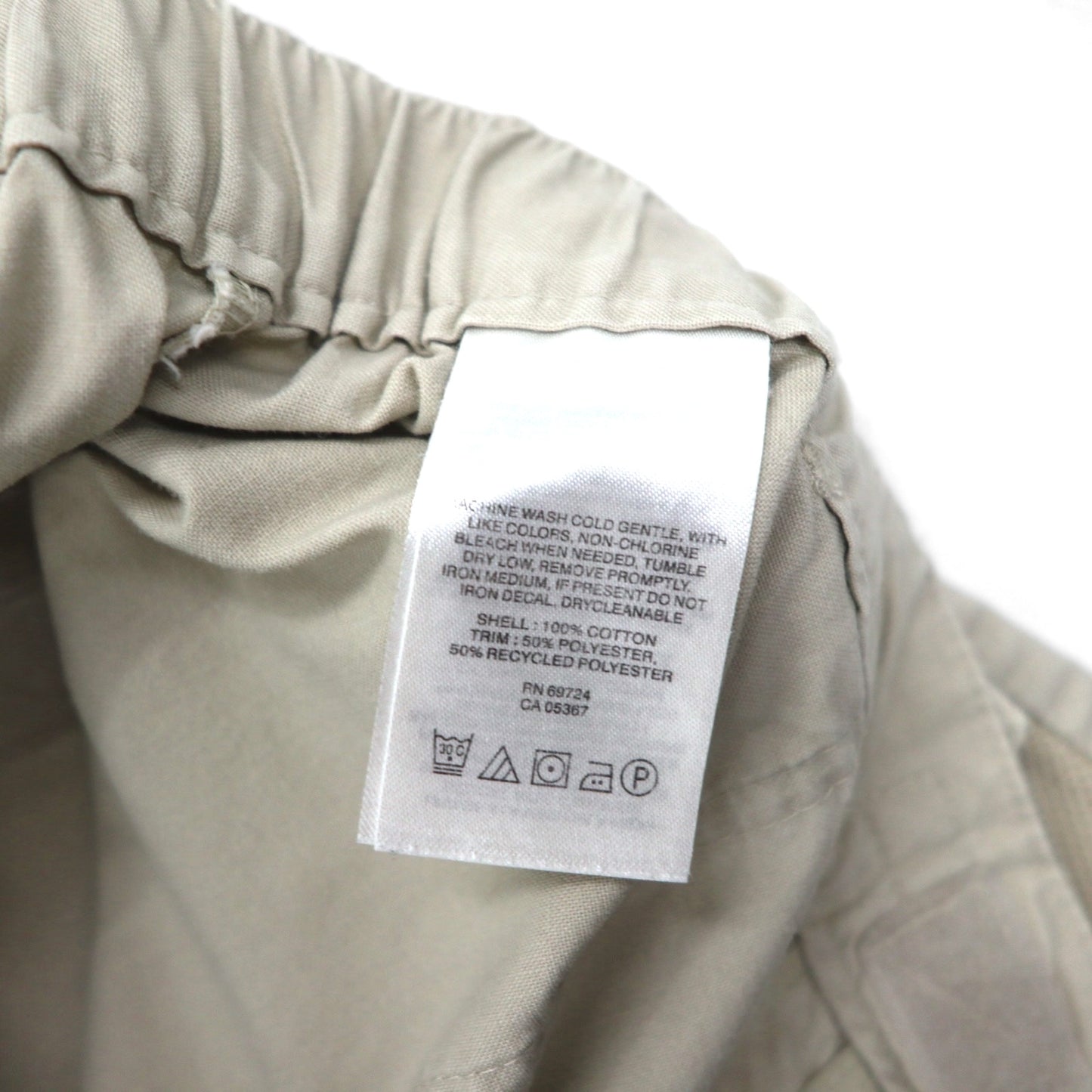 Columbia PFG Fishing Shorts Cargo Shorts Half Pants M Beige Cotton FM4011