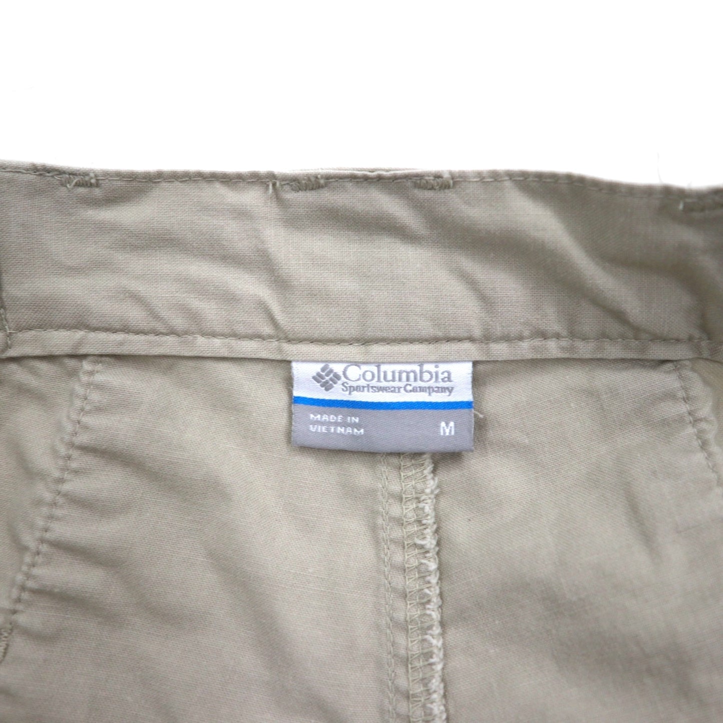 Columbia PFG Fishing Shorts Cargo Shorts Half Pants M Beige Cotton FM4011
