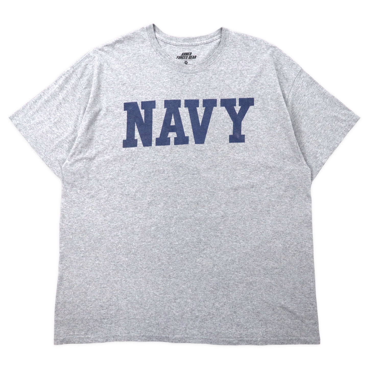 US NAVY フィジカル トレーニングTシャツ 2XL グレー コットン ミリタリー ARMED FORCES GEAR ビッグサイズ