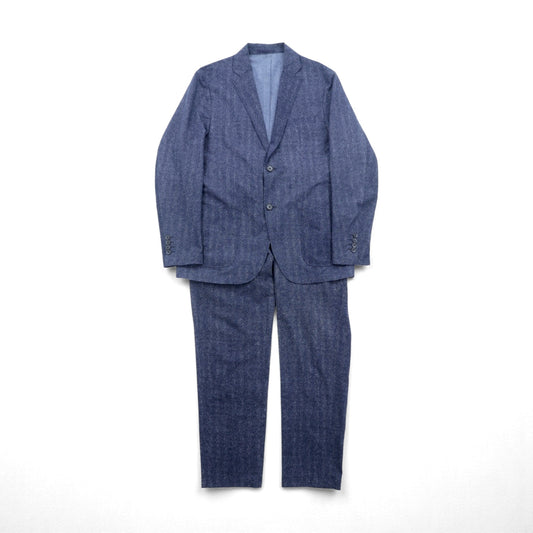 DESIGNWORKS イージー ストレッチ スーツ セットアップ M ネイビー 0340-09-82020