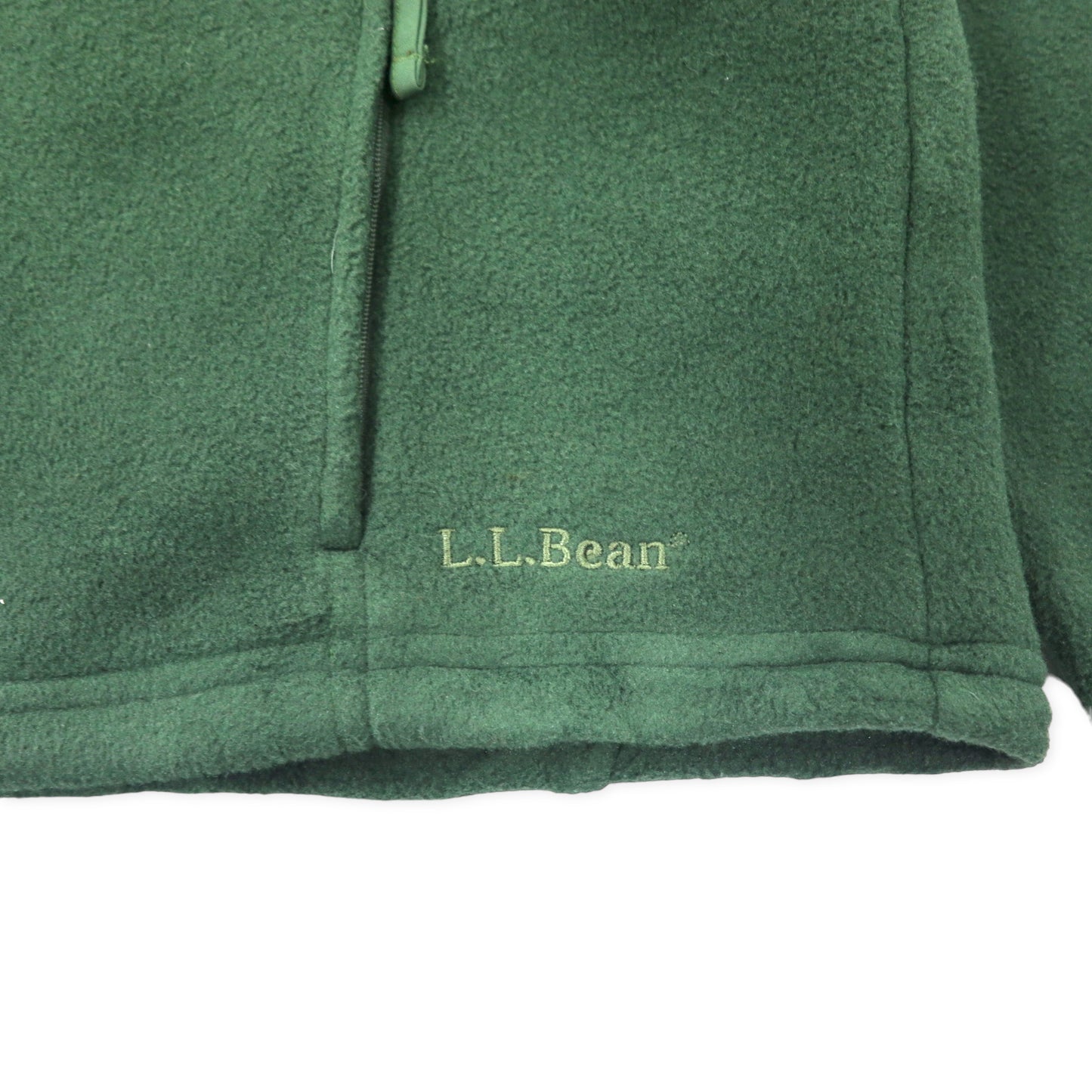 L.L.Bean 90年代 スナップT ハーフスナップ プルオーバー フリースジャケット M グリーン POLARTEC ポリエステル 山タグ エルサルバドル製