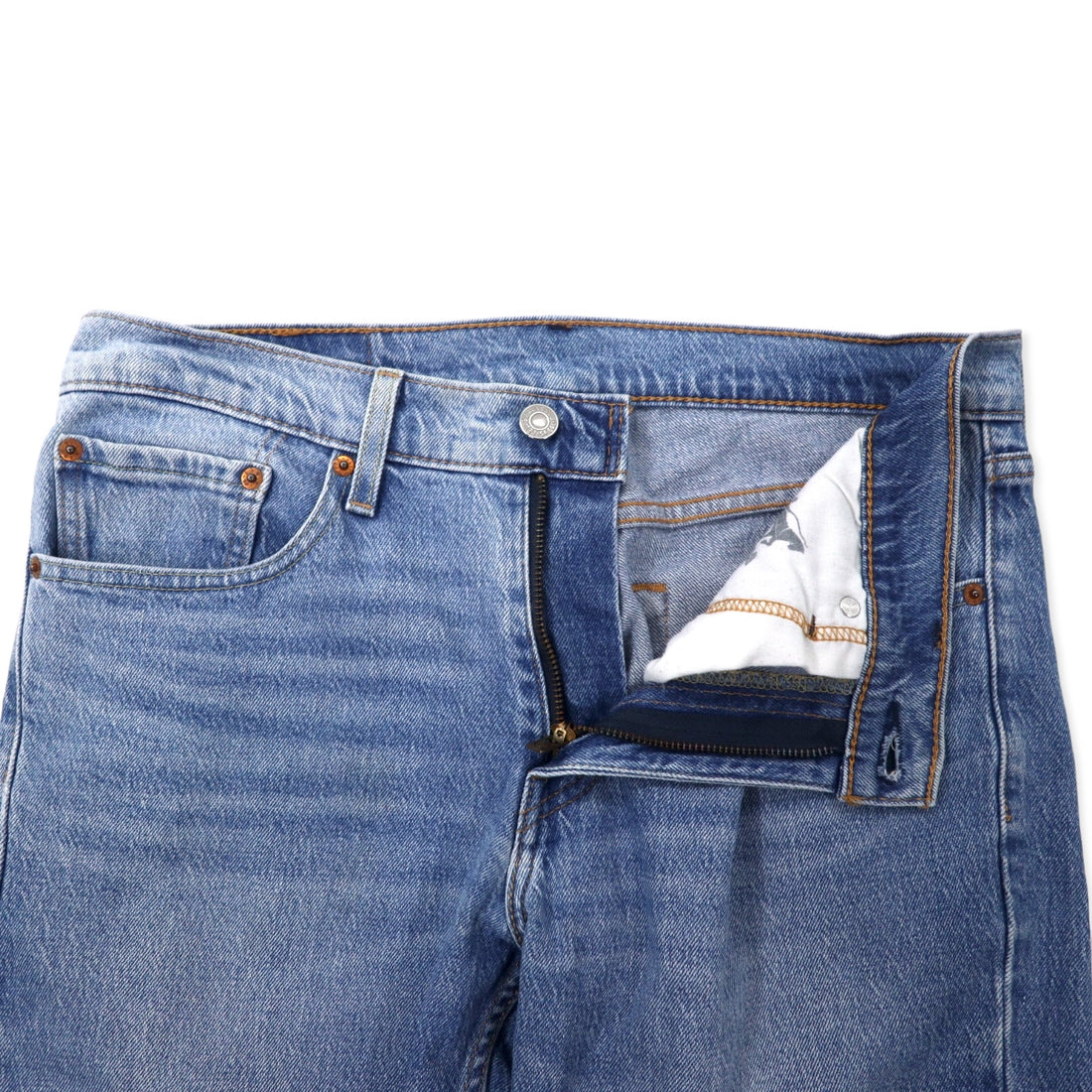 Levi's 511 Slim Fit Denim Pants Size 32 Blue Cotton Stretch Zipper Fly 04511-3247