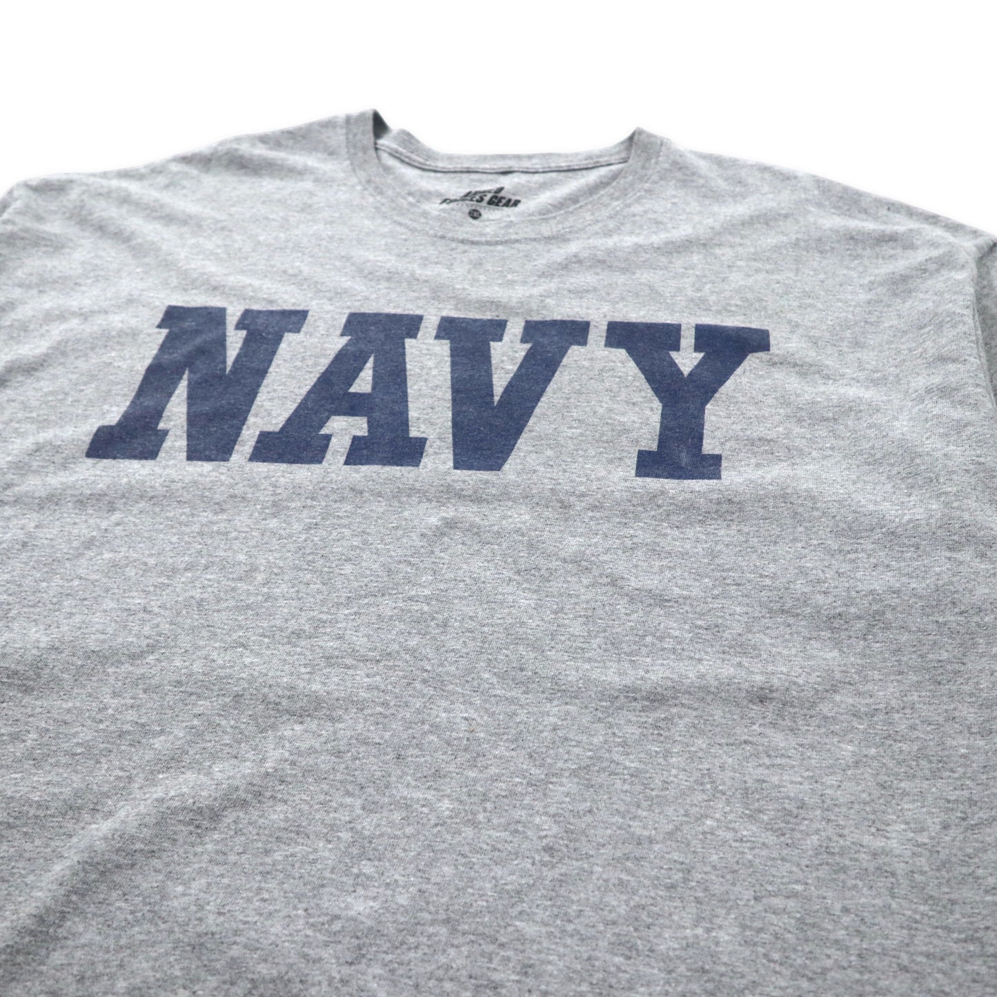 US NAVY フィジカル トレーニングTシャツ 2XL グレー コットン ミリタリー ARMED FORCES GEAR ビッグサイズ