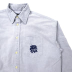 POLO RALPH LAUREN Oxford shirt, size M, blue, cotton, emblem embroidery