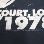 DAVID BOWIE David Bowie Rock Artist Band T-Shirt XL Black Cotton Memorial HEROES EARLS COURT