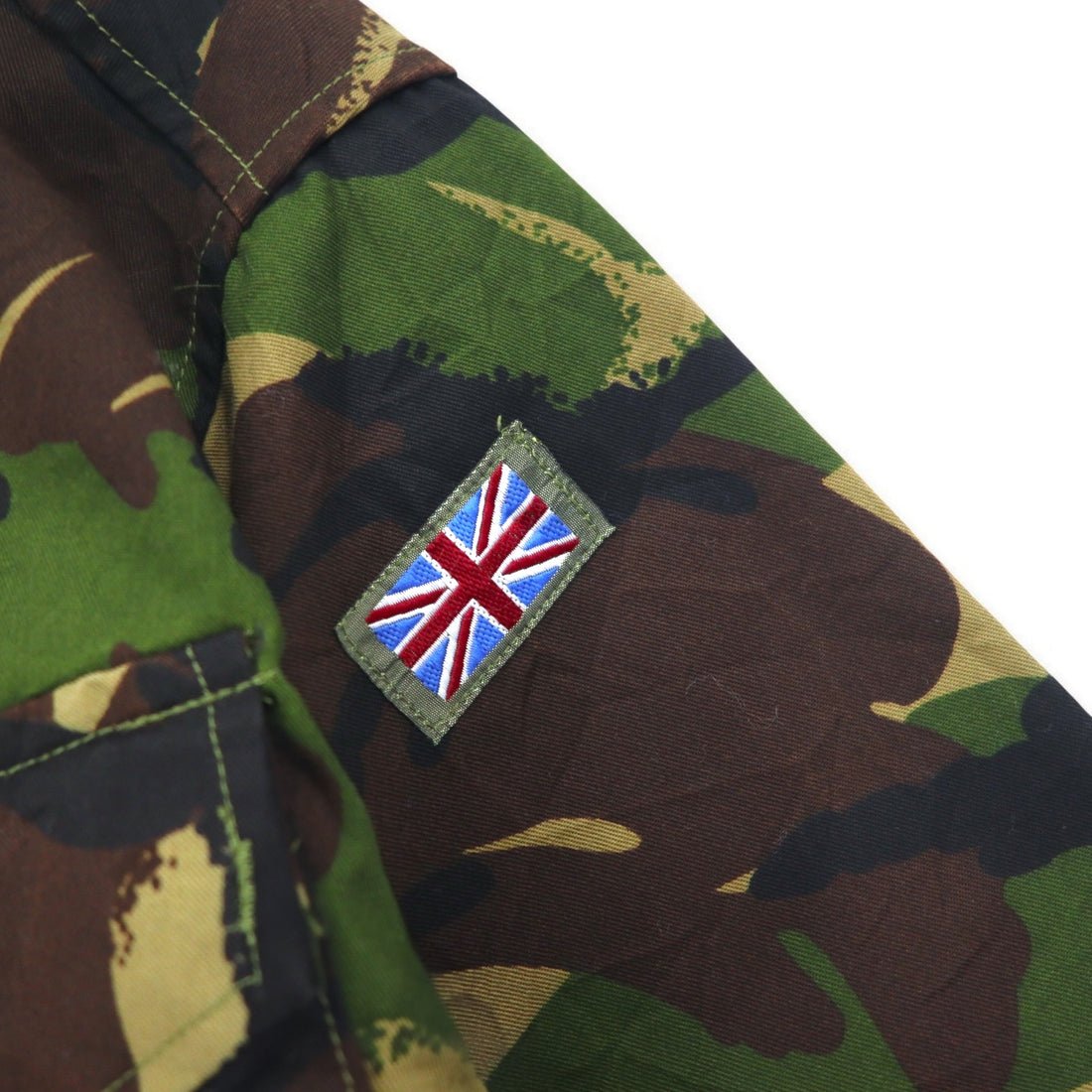 BRITISH ARMY British Army Combat Jacket XXL Khaki Camouflage Woodland Military Lightweight Jacket, Woodland DP 8415-99-503-8779