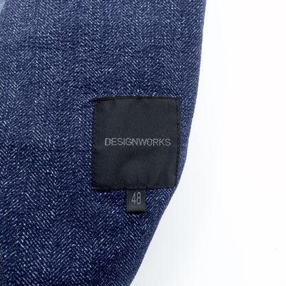 DESIGNWORKS イージー ストレッチ スーツ セットアップ M ネイビー 0340-09-82020