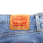 Levi's 511 Slim Fit Denim Pants Size 32 Blue Cotton Stretch Zipper Fly 04511-3247