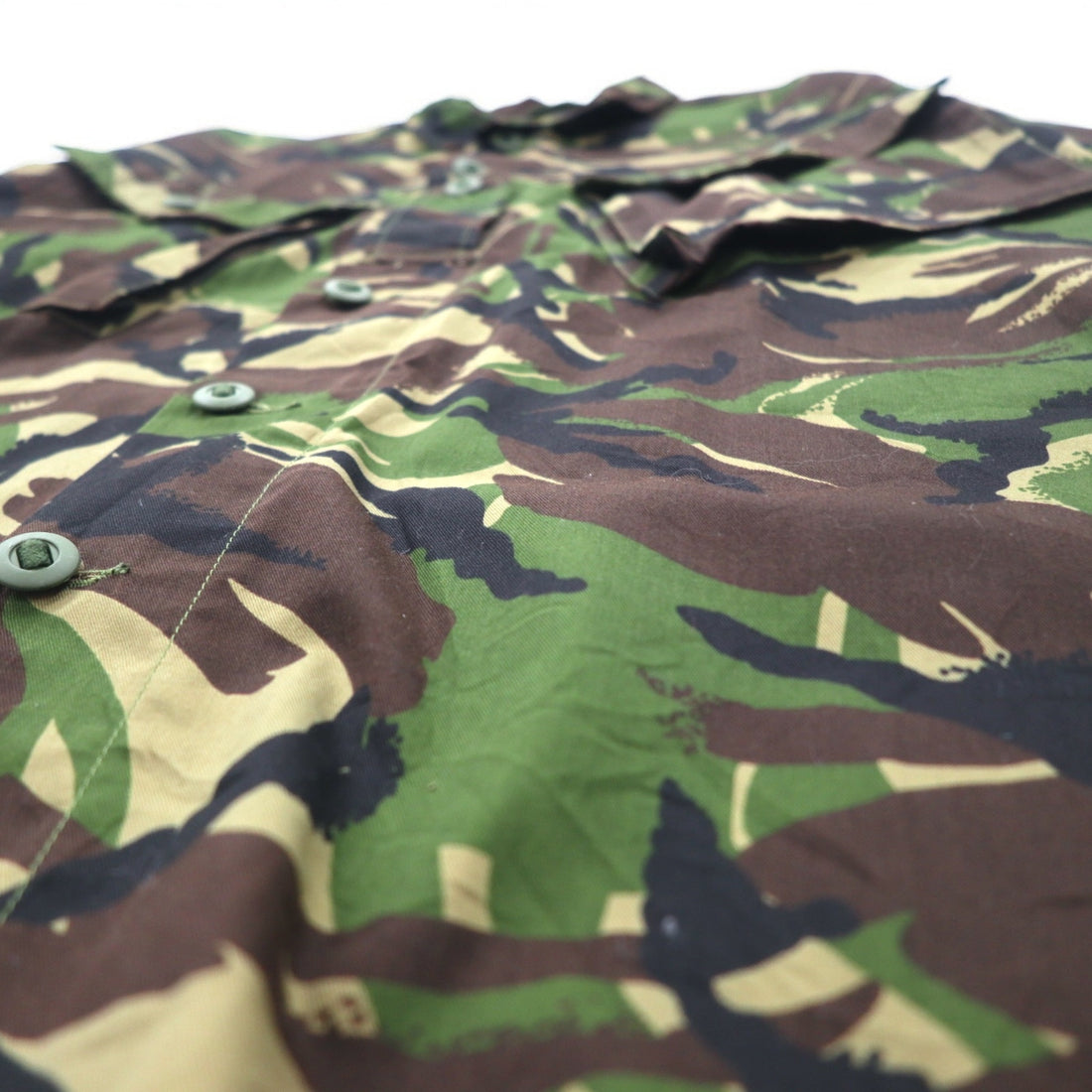 BRITISH ARMY British Army Combat Jacket XXL Khaki Camouflage Woodland Military Lightweight Jacket, Woodland DP 8415-99-503-8779