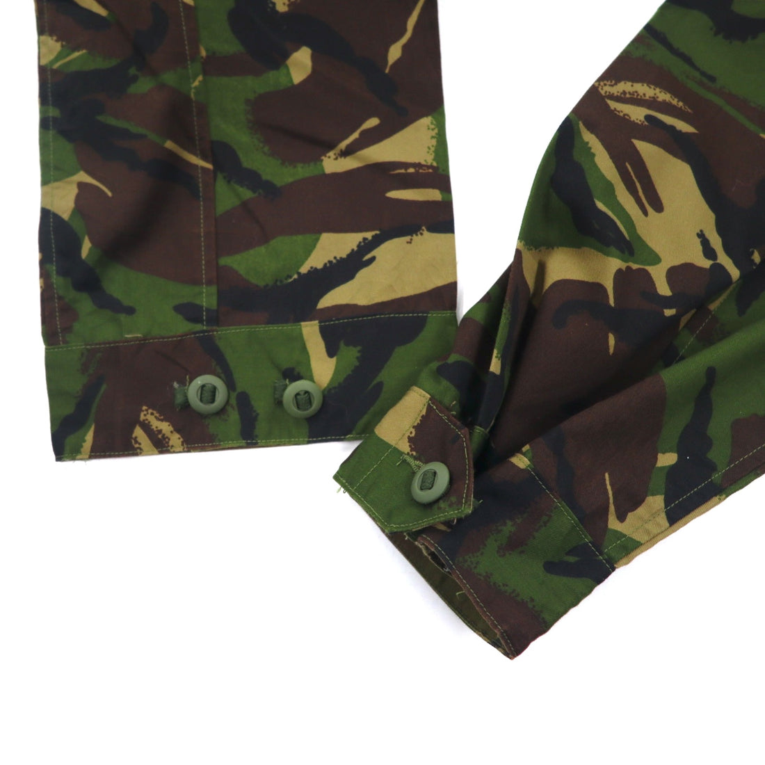 BRITISH ARMY British Army Combat Jacket XXL Khaki Camouflage Woodland Military Lightweight Jacket, Woodland DP 8415-99-503-8779