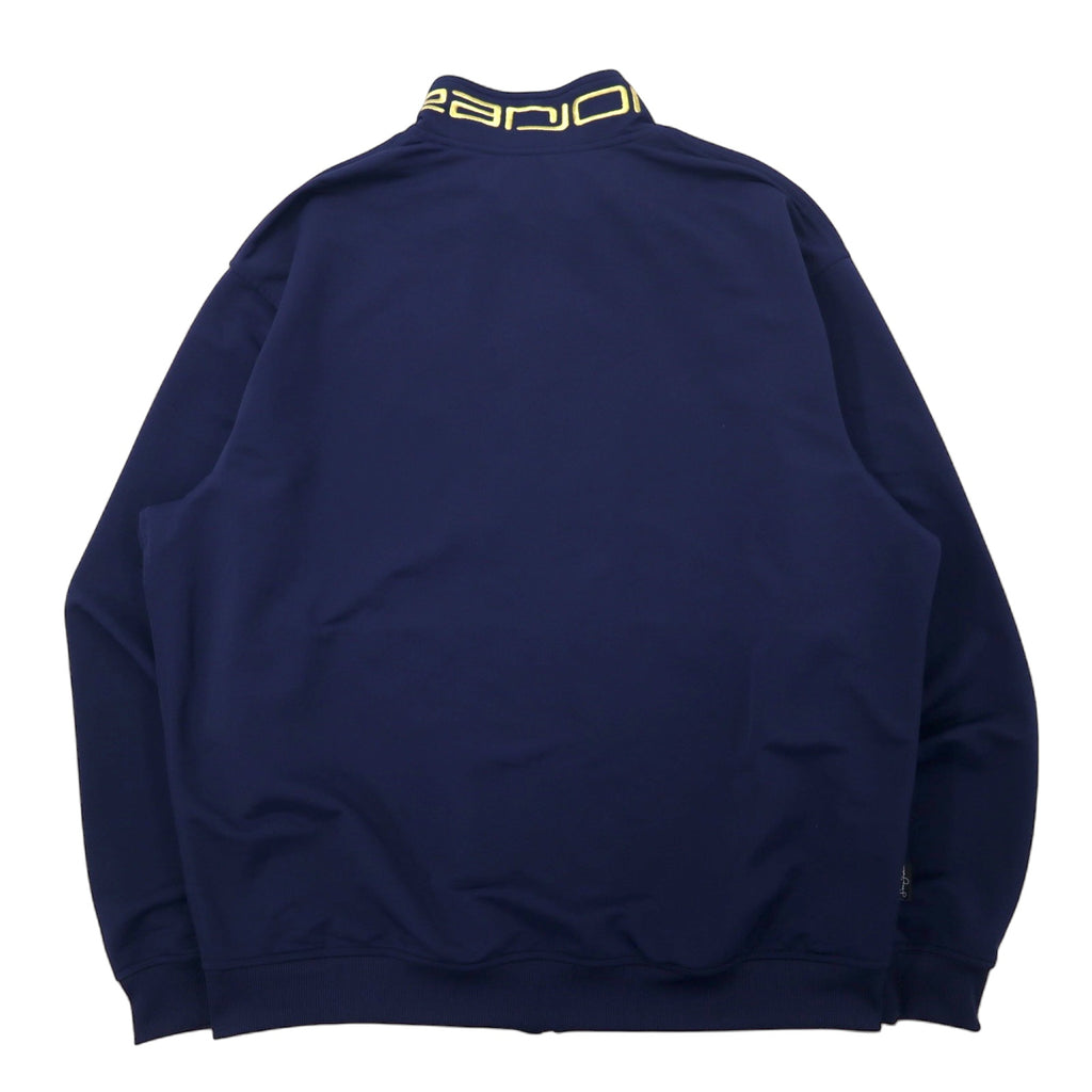 Sean John 00s Track Jacket Jersey XXL Navy Polyester Logo Embroidery Big Size