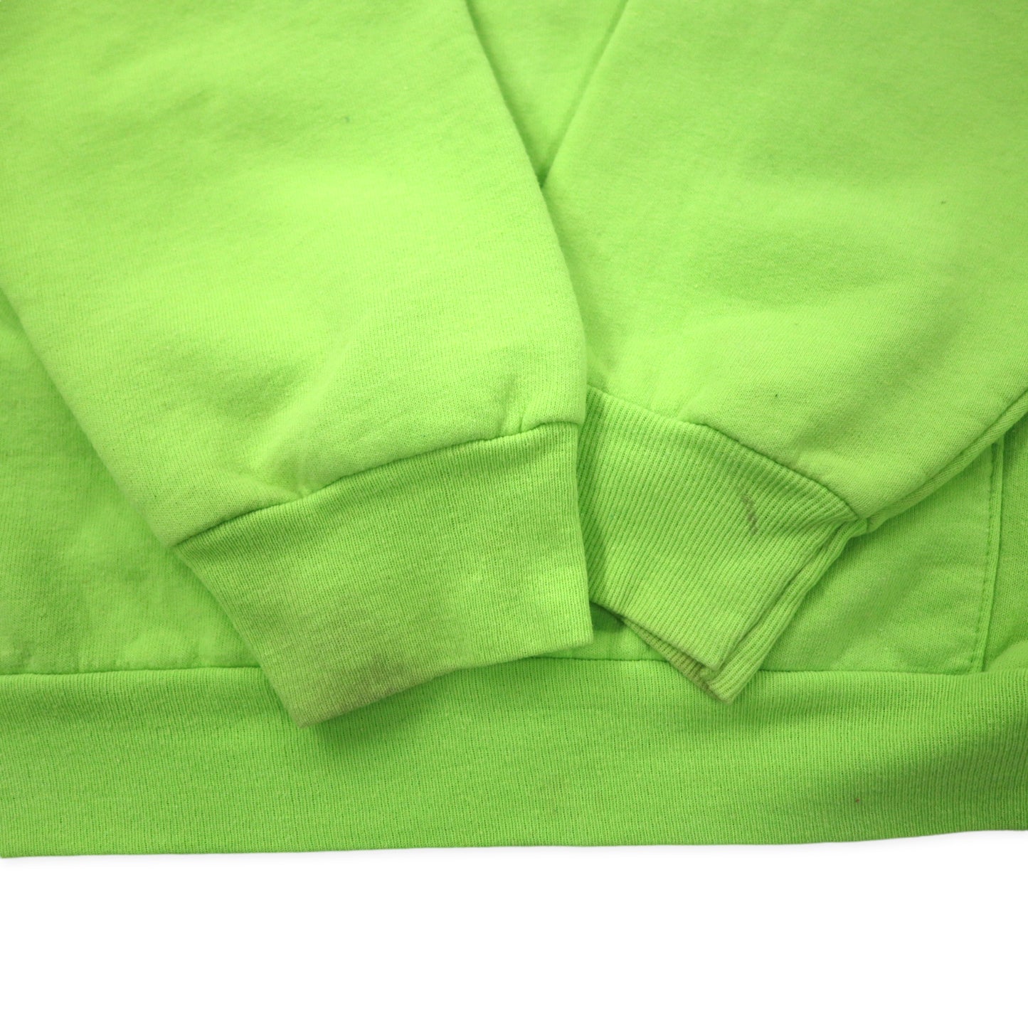 Collge Print Sweat Shirt カットオフ カレッジプリント スウェット XL グリーン コットン HIGHLAND PARK HAWKS