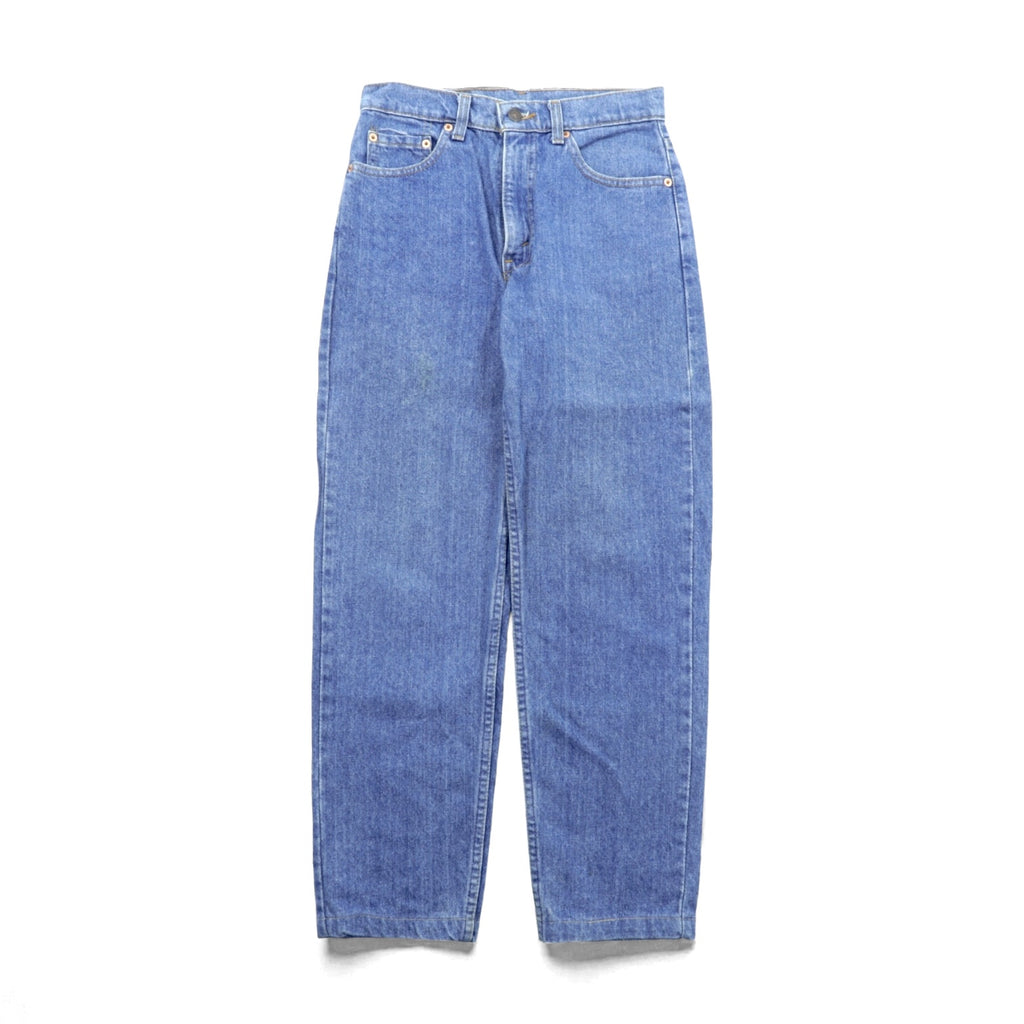 Levi's 90s USA Made 610 Tapered Denim Pants Jeans S Indigo 610-0217 Button Back 525