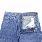 Levi's 90s USA Made 610 Tapered Denim Pants Jeans S Indigo 610-0217 Button Back 525