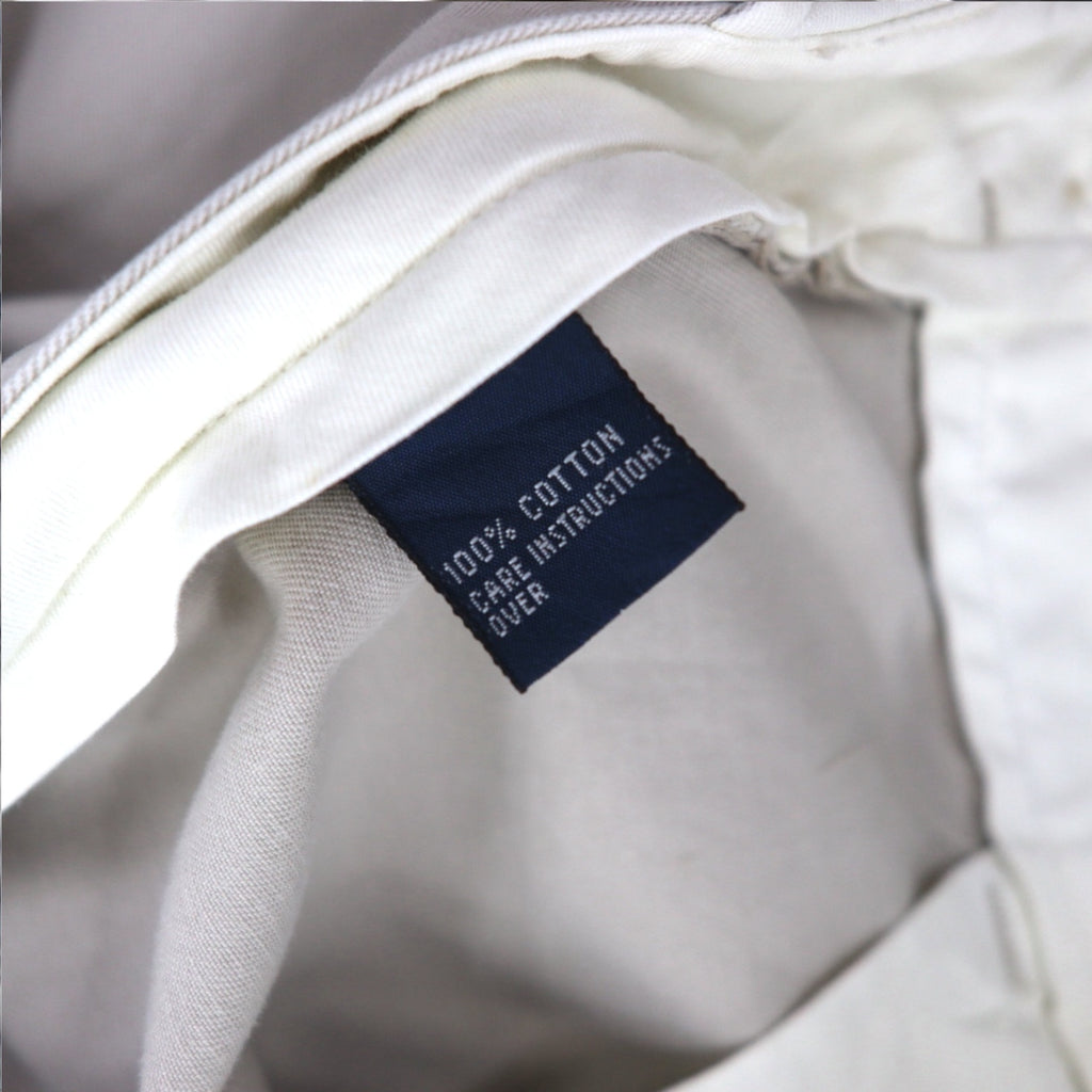 Polo by Ralph Lauren 90年代 ポロチノ POLO CHINO タック ワイド チノパンツ L ベージュ ANDREW PANT