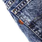 Levi's USA made 80's orange tab chemical wash tapered denim pants size 36 blue cotton zipper fly 40550-0209