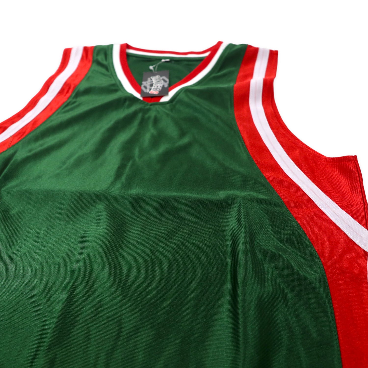 Basket Wear バスケタンク タンクトップ S グリーン レッド BUCKS