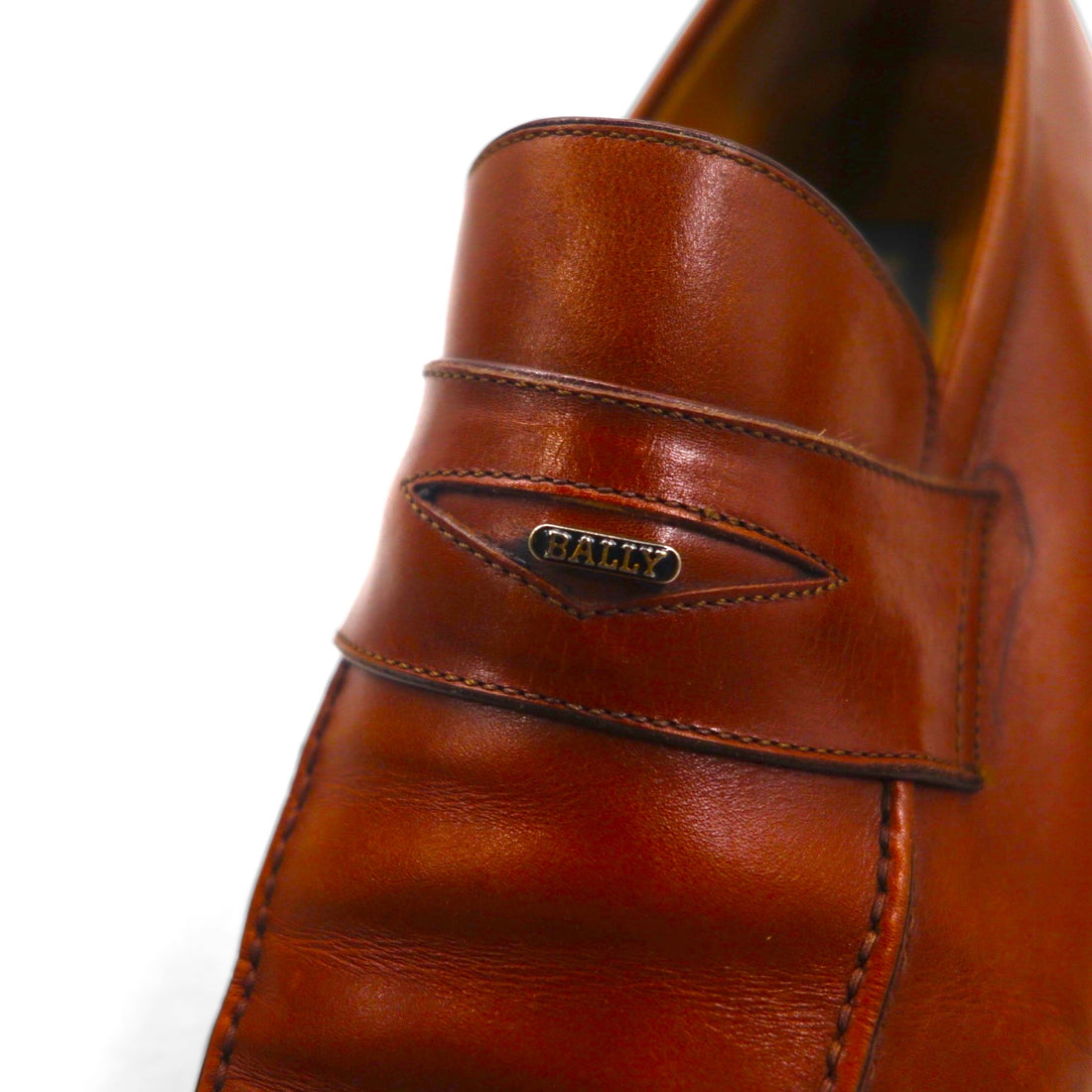 BALLY Italian-made penny coin loafers, dress shoes, size 27.5cm, moccasins, TIZZO