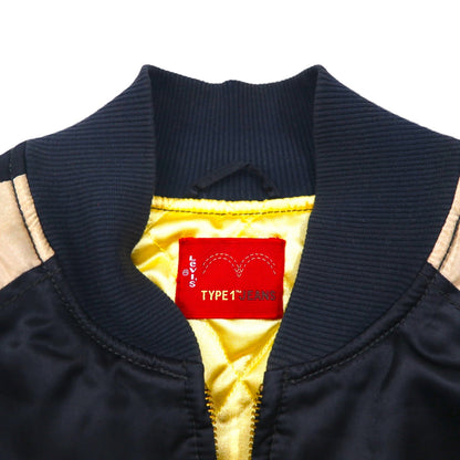 Levi's 2000s Sukajan Souvenir Jacket, Size M, Black, California Embroidery, 70906-34