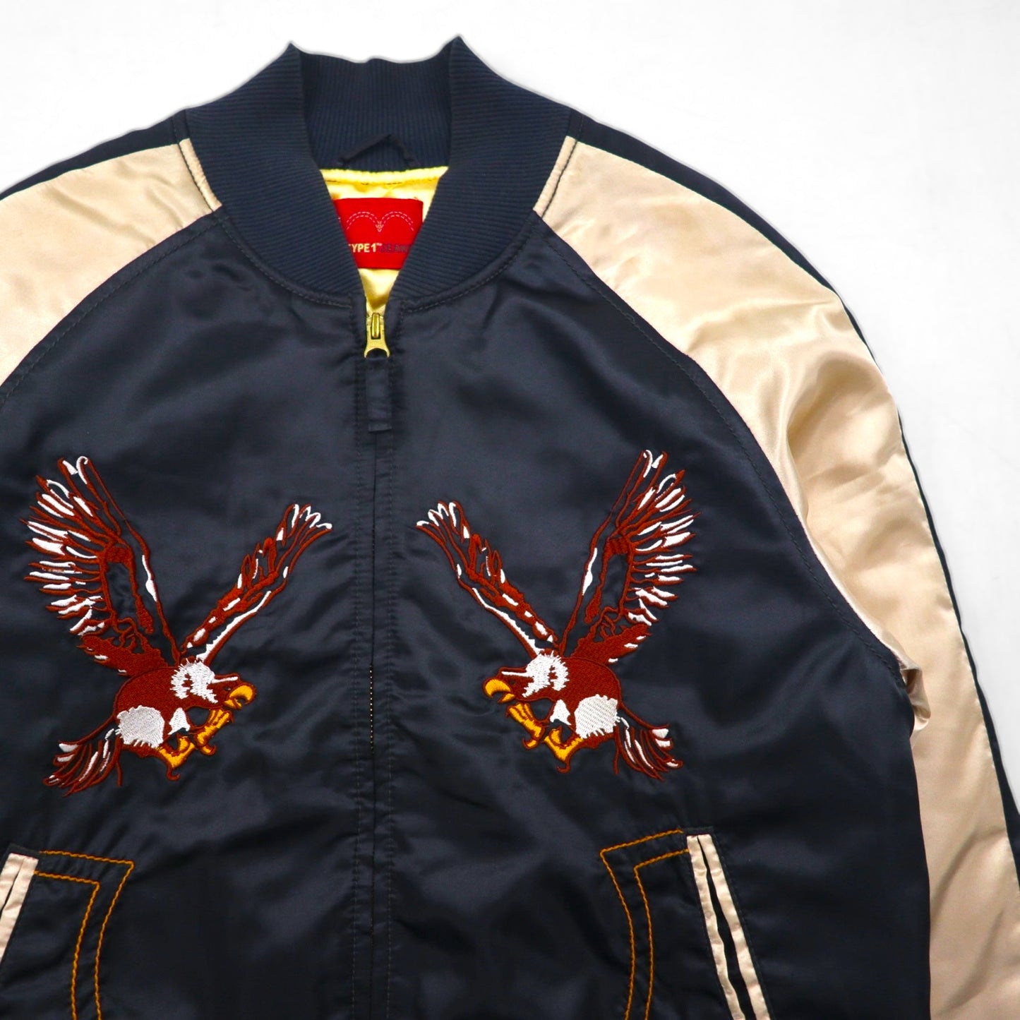 Levi's 2000s Sukajan Souvenir Jacket, Size M, Black, California Embroidery, 70906-34