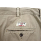 Polo by Ralph Lauren 90年代 ポロチノ クラシック チノパンツ L ベージュ コットン