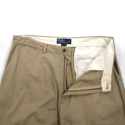 Polo by Ralph Lauren 90年代 ポロチノ クラシック チノパンツ L ベージュ コットン