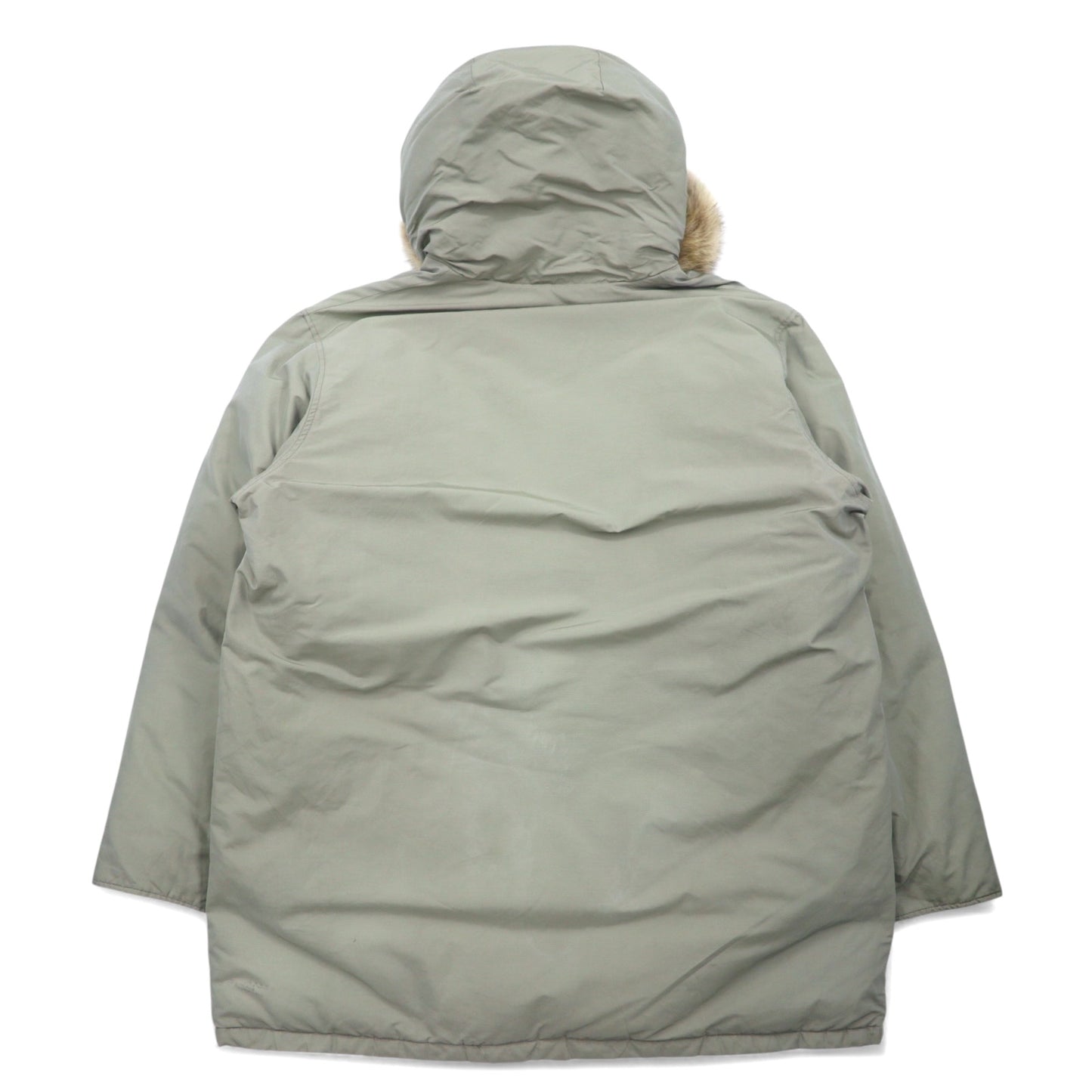 WOOLRICH USA製 アークティックパーカ ARCTIC PARKA ダウンジャケット XL グレー ポリエステル ダブルジップ