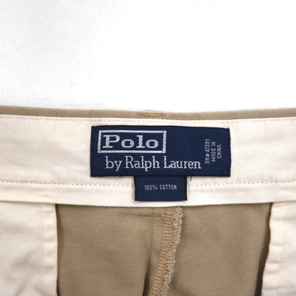 Polo by Ralph Lauren 90年代 ポロチノ クラシック チノパンツ L ベージュ コットン