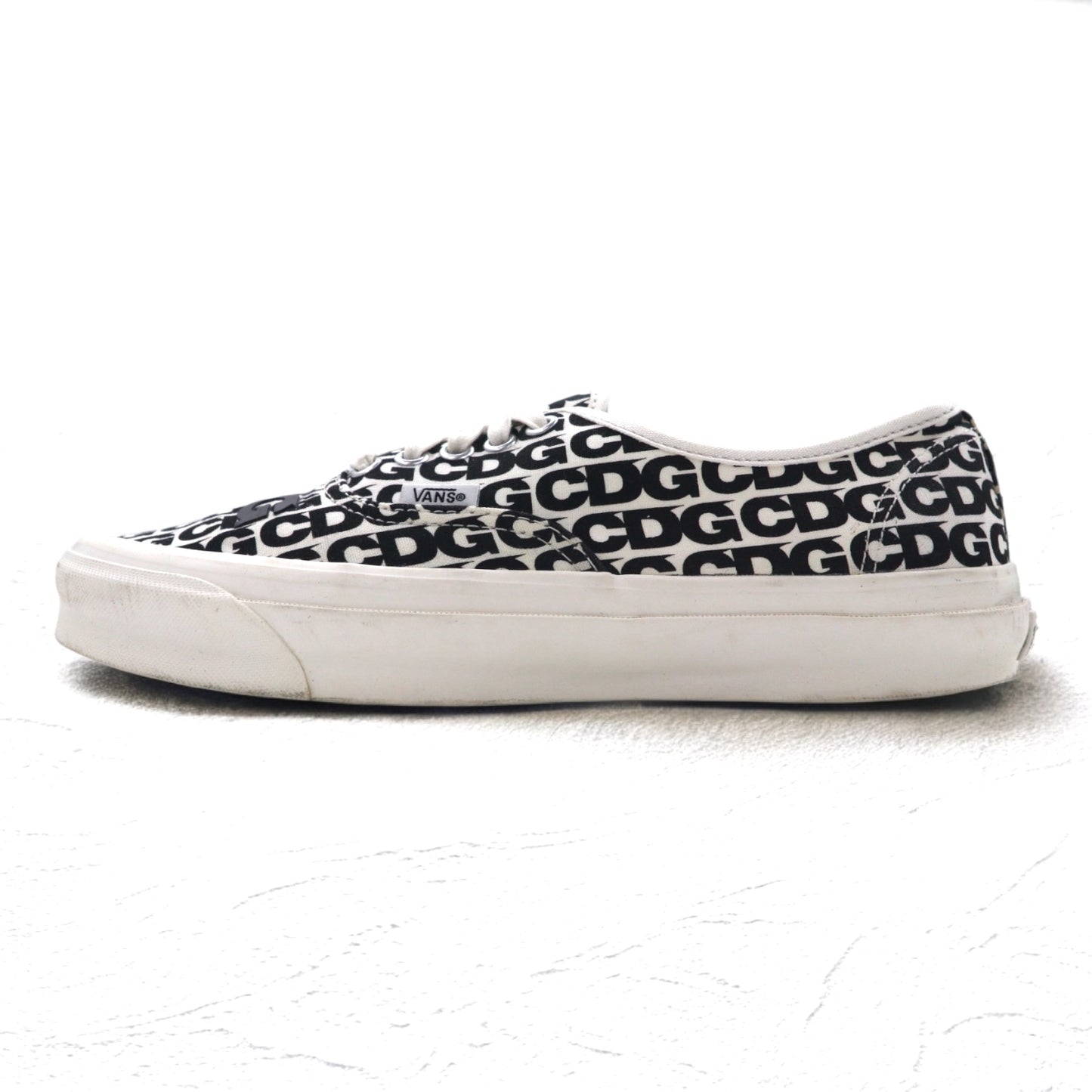 CDG ( COMME des GARCONS ) × VANS オーセンティック AUTHENTIC LX CDG BLANC DE BLANC BLACK スニーカー 27cm ホワイト