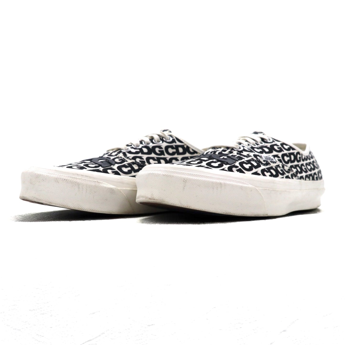 CDG ( COMME des GARCONS ) × VANS オーセンティック AUTHENTIC LX CDG BLANC DE BLANC BLACK スニーカー 27cm ホワイト
