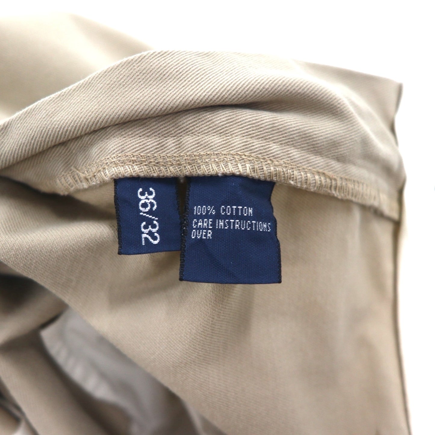 Polo by Ralph Lauren 90年代 ポロチノ クラシック チノパンツ L ベージュ コットン