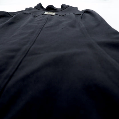 FENDI ノースリーブ ワンピース FFロゴ ハイネック ドレス M ブラック バックジップ ストレッチ イタリア製