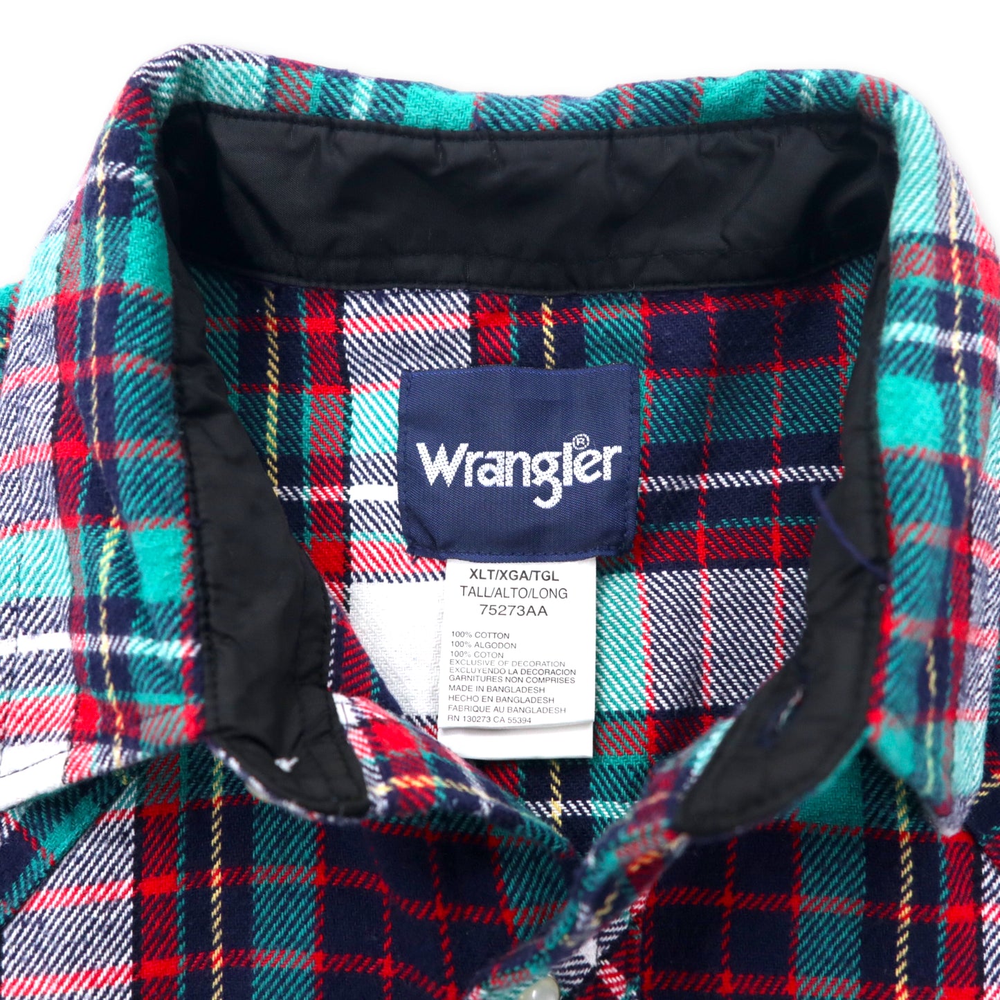 Wrangler フランネルシャツ XL マルチカラー チェック コットン ビッグサイズ