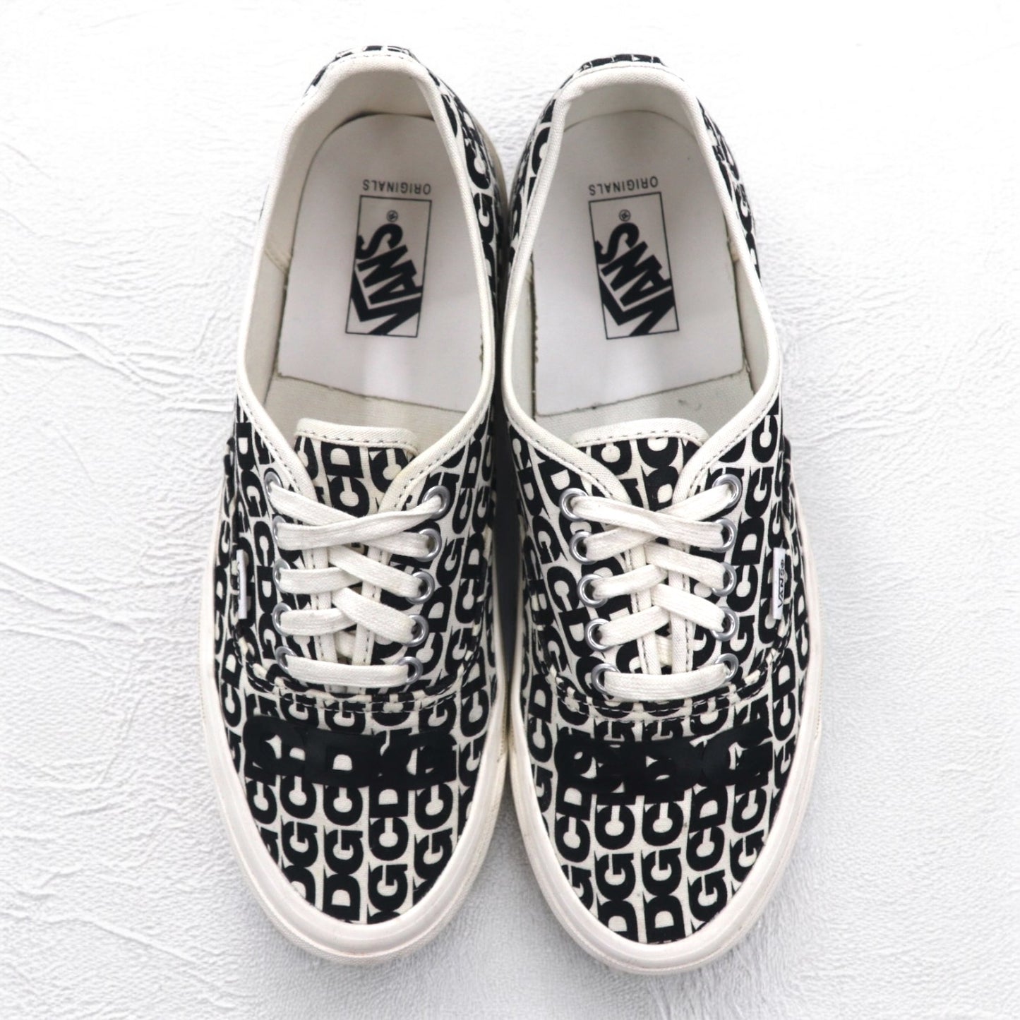 CDG ( COMME des GARCONS ) × VANS オーセンティック AUTHENTIC LX CDG BLANC DE BLANC BLACK スニーカー 27cm ホワイト