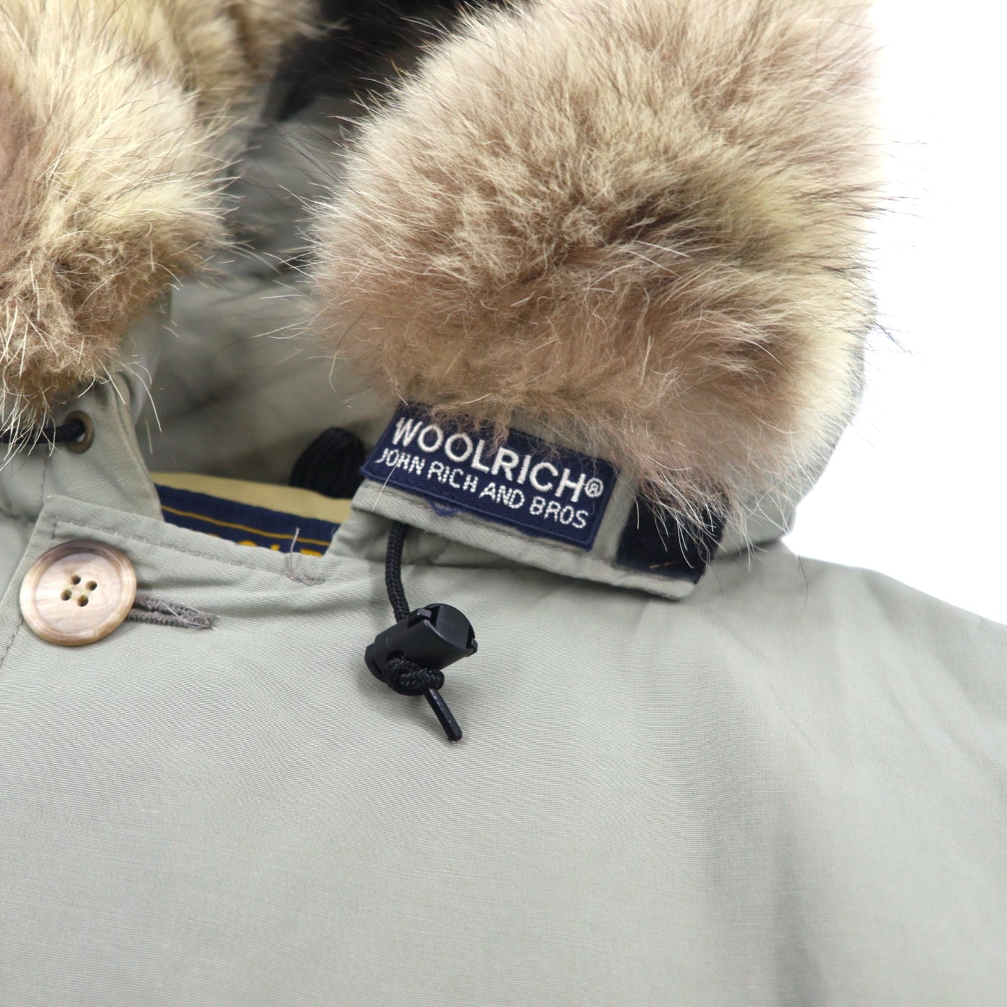 WOOLRICH USA製 アークティックパーカ ARCTIC PARKA ダウンジャケット XL グレー ポリエステル ダブルジップ