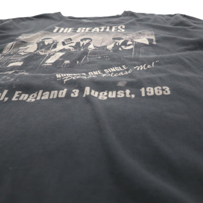THE BEATLES ビートルズ ロック バンド Tシャツ L グレー コットン PLEASE PLEASE ME メキシコ製