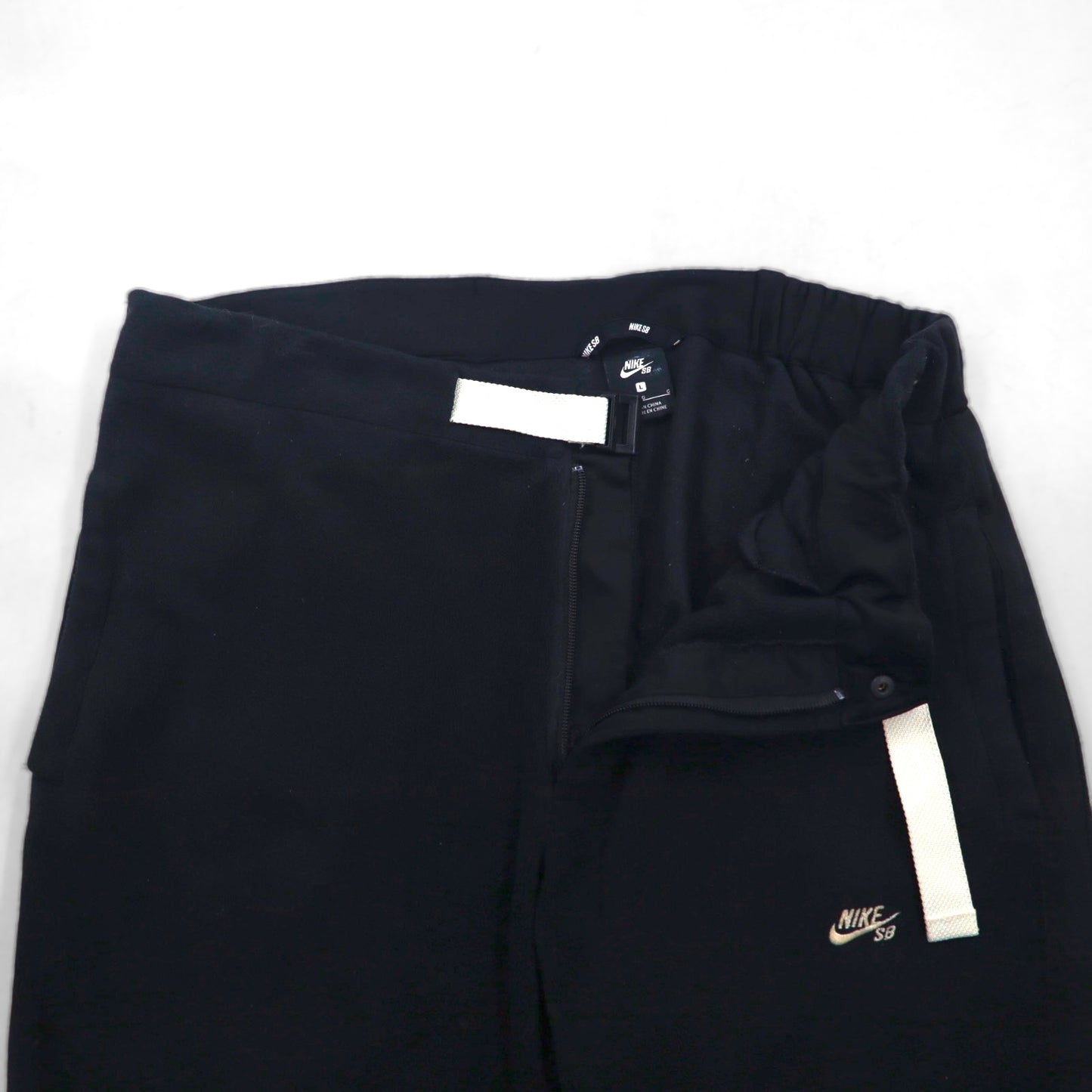 NIKE SB Novelty Poler Fleece Skate Pants, Size L, Black, CI6328-010