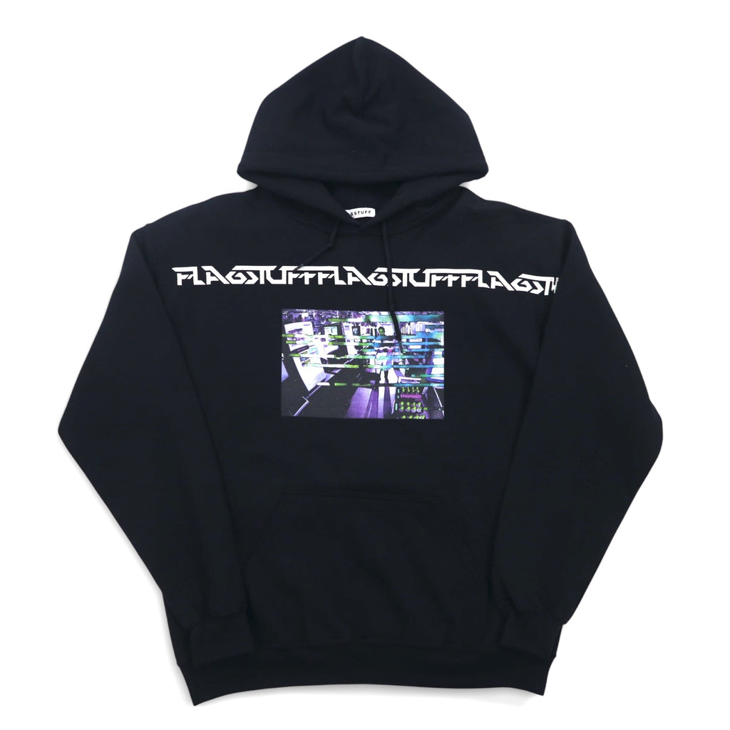 FLAGSTUFF Graphic Pullover Hoodie M Black F-LAGSTUF-F LABO HOODIE 19SS-FS-41