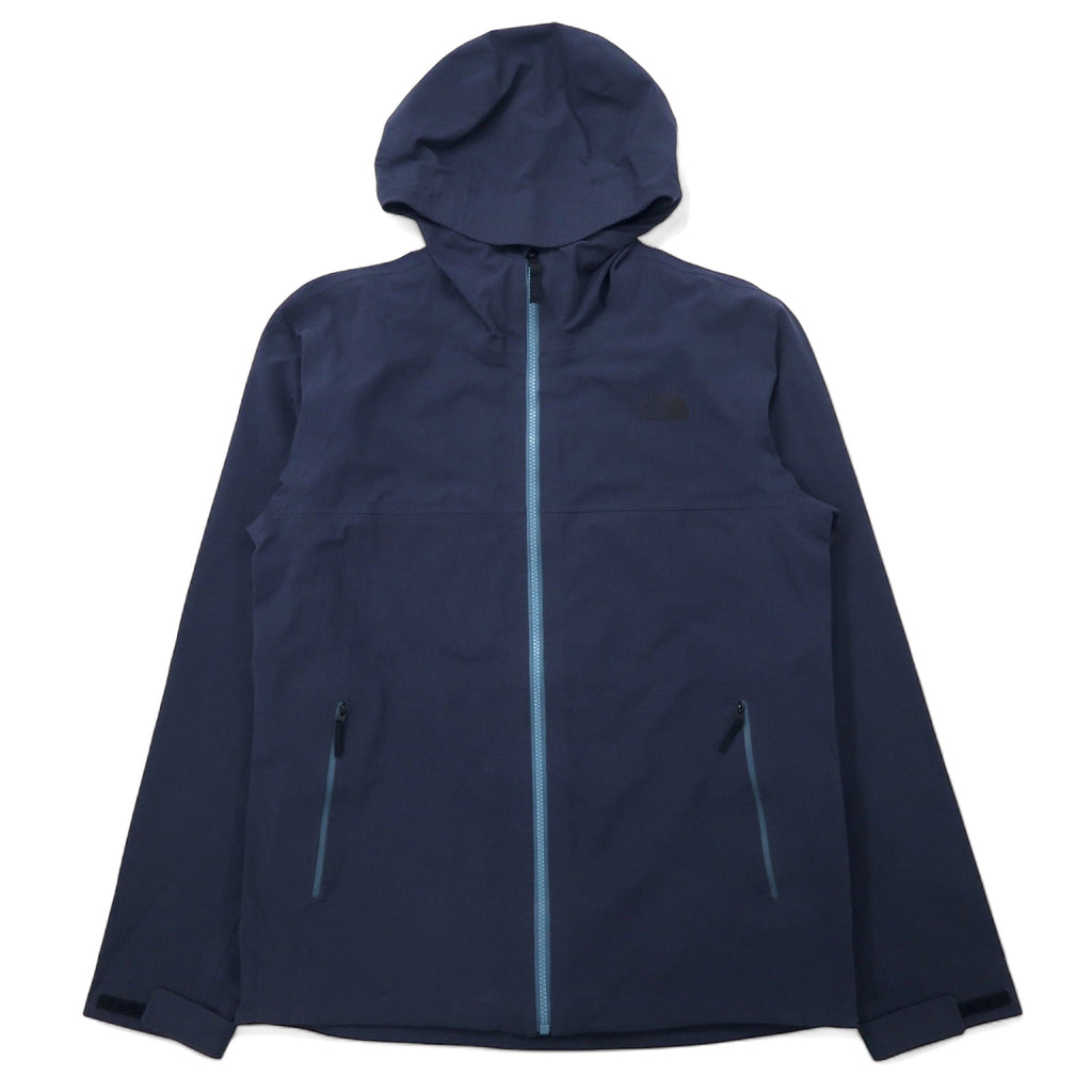 日本然リトテ-古着オンライン-THE NORTH FACE マウンテンパーカー M ネイビー ポリエステル ストレッチ DRYVENT 防水 透湿 BARR LAKE JACKET NF0A7QWT-THE NORTH FACE Mountain Hoodie M Navy Polyester Stretch DRYVENT Waterproof Breathable BARR LAKE JACKET NF0A7QWT