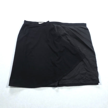 GUCCI 80年代 イタリア製 ヴィンテージ ラップスカート FREE ブラック ウール オールドグッチ