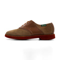 GHBASS Suede Combination Saddle Shoes, Size 25.5cm, Beige Leather, 5716