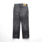 LEVI'S PREMIUM 511 ビッグE 復刻 ブラック デニムパンツ ジーンズ S ブラック レザーパッチ