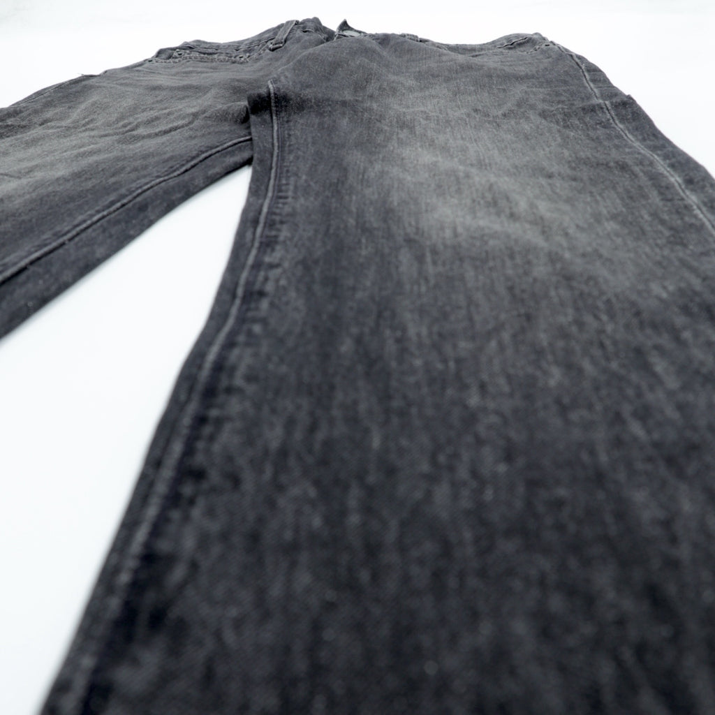 LEVI'S PREMIUM 511 ビッグE 復刻 ブラック デニムパンツ ジーンズ S ブラック レザーパッチ