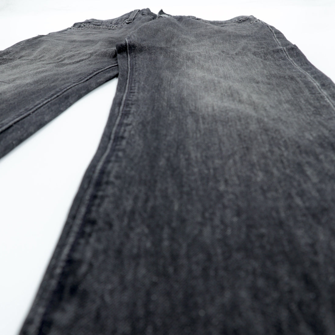 LEVI'S PREMIUM 511 ビッグE 復刻 ブラック デニムパンツ ジーンズ S ブラック レザーパッチ