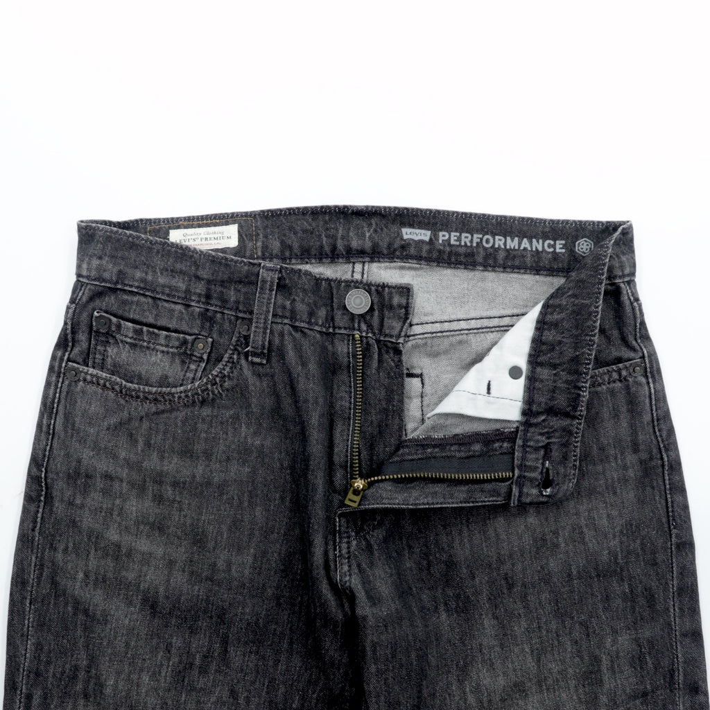 LEVI'S PREMIUM 511 ビッグE 復刻 ブラック デニムパンツ ジーンズ S ブラック レザーパッチ